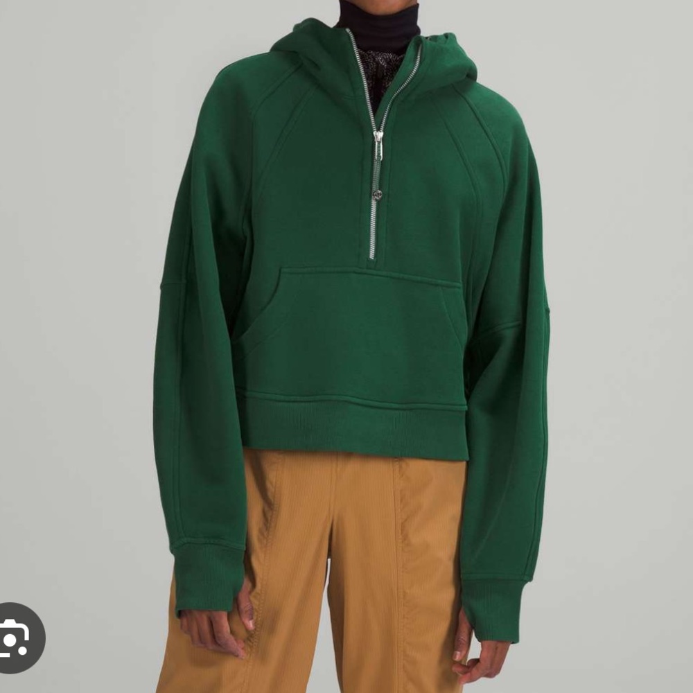 Scuba Oversized Half Zip Hoodie